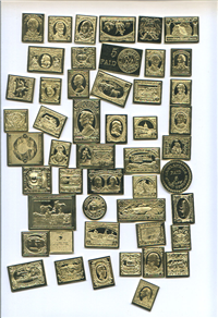 America's Greatest Stamps Ingots Collection  (Franklin Mint)