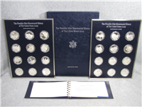 Franklin Mint  The Official Bicentennial History of the United States Army Commemorative Medals Set