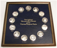 The Bicentennial Medals of the 13 Thirteen Original States  (Franklin Mint, 1975)