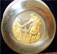 The Caesar Rodney Official 1975 Bicentennial Commemorative Plate   (Franklin Mint, 1975) 