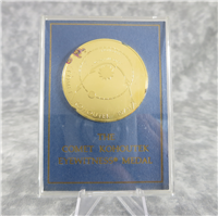Comet Kohoutek Eyewitness 24K GEP Silver Medal (Franklin Mint , 1973)