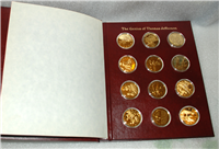 Franklin Mint  The Genius of Thomas Jefferson Medals Collection
