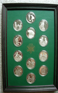 The Official Girl Scouts Medals Collection by Norman Rockwell   (Franklin Mint, 1977)