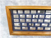 The Great Flags of America Mini Ingots Collection   (Franklin Mint)