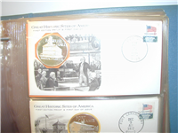 The Great Historic Sites of America Commemorative Medallic Covers Collection   (Franklin Mint, 1972)