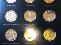 The Medallic History of The Jews of America Medals Collection    (Franklin Mint, 1972)