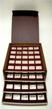 The Honor America Committee 100 Greatest Americans Ingots Collection  (Franklin Mint, 1977)