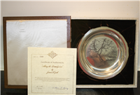 'Along the Brandywine' by James Wyeth  Limited Edition Plate  (Franklin Mint, 1972)