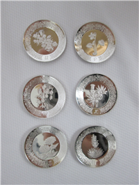 The Floral Alphabet Miniature Plate Collection  (Franklin Mint, 1978)
