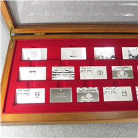 The Official Flags of Canada Ingots Collection (Franklin Mint, 1974)