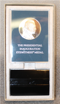 Franklin Mint  President Gerald Ford 1974 Inaugural Eyewitness Medal (Sterling version)