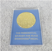 President Nixon's Journey For Peace to China Eyewitness Medal   (Franklin Mint, 1972)