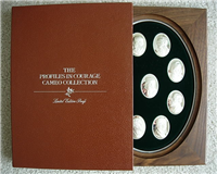 The John F. Kennedy Profiles In Courage Silver Cameo Collection  (Franklin Mint, 1978)