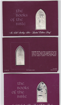 The Protestant Books of the Bible Ingots Collection  (Franklin Mint, 1975)