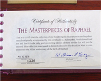 The Masterpieces of Raphael Medals Collection   (Franklin Mint, 1976)