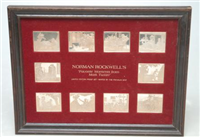Norman Rockwell's Favorite Moments from Mark Twain Ingot Collection  (Franklin Mint, 1975)