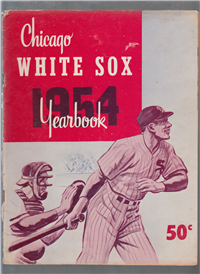 CHICAGO WHITE SOX BASEBALL YEARBOOK     (Big League Books, 1954) 
