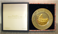 Franklin Mint Official 1973 Bicentennial Commemorative Plate, Thomas Jefferson