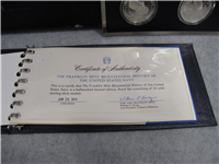 The Official Bicentennial History of the United States Navy Commemorative Medals Set  (Franklin Mint, 1975)