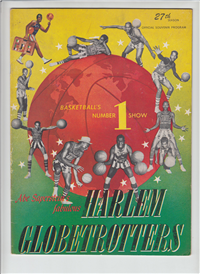 GLOBETROTTERS BASKETBALL 27th Season YEARBOOK     (AMS Publishing Co., 1954) 