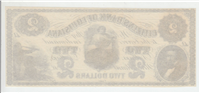 (Cr-C104) 1860s $2 Citizens Bank of Louisiana Bank Note