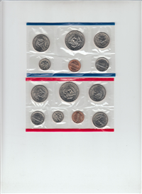 USA  13 Coins Uncirculated Mint Set  (US Mint, 1981)