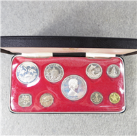 BAHAMAS ISLANDS  9 Coin Silver Proof Set  (Franklin Mint, 1971)