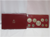 BAHAMAS ISLANDS 1972  9-Coin Uncirculated Specimen Set    KM MS8