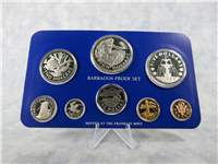 BARBADOS 8 Coin Silver Proof Set (Franklin Mint, 1979)
