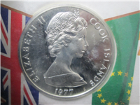 COOK ISLANDS 1977   $25    Silver Coin