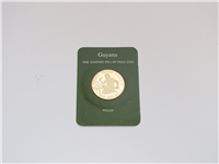 GUYANA 1977 $100 Gold Coin
