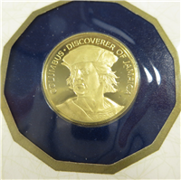JAMAICA 1975 $100 Columbus Commemorative Gold Coin