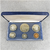 JAMAICA 6 Coin Proof Set (Franklin Mint, 1970)