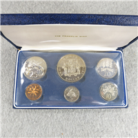 JAMAICA 6 Coin Proof Set (Franklin Mint, 1970)