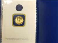 (KM-16) 1976 NETHERLANDS ANTILLES 200 Guilder Gold Proof Coin (7.95 grams .900 fine)