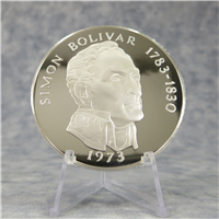 PANAMA 20 Balboas Silver Proof Coin (Franklin Mint, 1973)