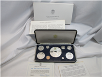 PANAMA 1978 9 Coin Silver Proof Set