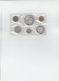 PANAMA 6 Coin Proof Set .900 Silver 26.5 Grams (US Mint, 1971)