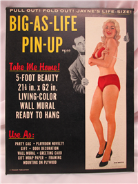 Jayne Mansfield Big-As-Life Pin-Up Poster  (Hillman, 1956)