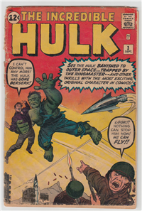 THE INCREDIBLE HULK  #3     (Marvel, 1962)