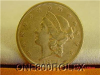1874S  $20 Gold Liberty Head    