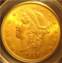 1900  $20 Gold Liberty Head    