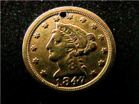 1847O  $5 Gold Liberty Head    