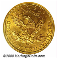 1891CC  $5 Gold Liberty Head    