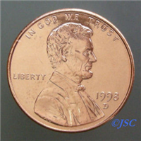 USA 1998D  Lincoln Cent    