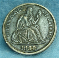 USA 1888  Seated Liberty Dime    