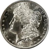 1882 O Morgan Silver Dollar 