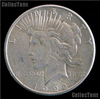 USA 1922D  Peace Silver Dollar