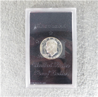 Eisenhower Silver Dollar Proof in Brown Box (US Mint, 1973 S) 