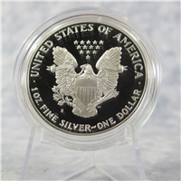 American Eagle Silver Dollar Proof in Box with COA  (US Mint, 1990-S)